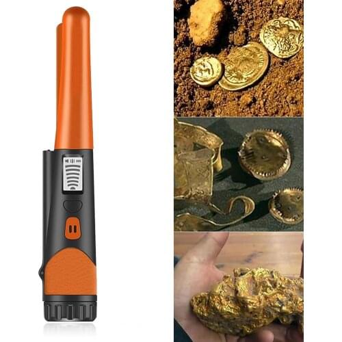 Metal Detector LCD Display High Sensitivity ABS Pinpointing Gold Finder Probe for Hiking