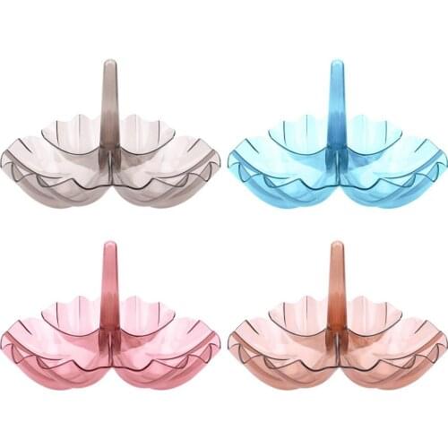 Multi-layer Fruit Tray Can Be Superimposed Snack Storage Plate Nut/Candy/Dried Fruit Display Storage Plate For Wedding Party