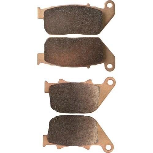 Motorcycle Parts Front & Rear Brake Pads Kit For Harley XL1200N Nightster (Spoke wheel) 2008-2012 Copper Based Sintered
