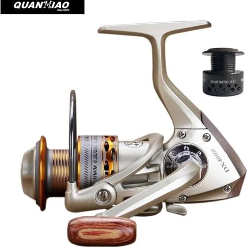 Double Spool Fishing coil Wooden handshake 12+ 1BB Fishing Reel Professional Metal Left/Right Hand Fishing Reel Wheels