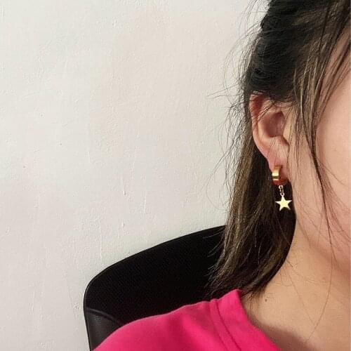 Stainless steel star earrings Fashion star earrings Graduation gift Gifts for her Gifts for girlfriend, friends, family
