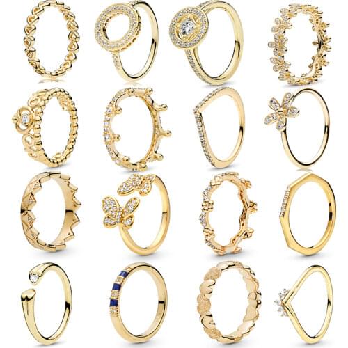 Женские золотые кольца TOGORY China At AliExpress