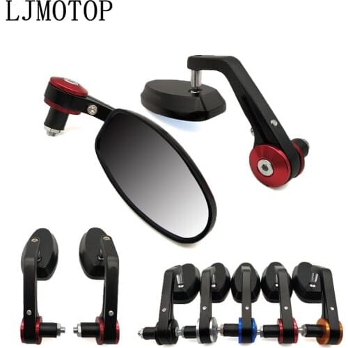 Universal Motorcycle Handle Bar End Rearview mirror 7/8" For HONDA RC51 / RVT1000 SP-1/SP-2 CBR929RR CBR600RR CBR954RR