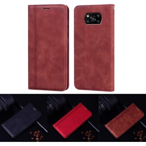 Vintage Leather Case For Xiaomi Poco X3 Pro F3 M3 10T 11 CC9 E Lite Note10 Etui on Redmi 9A 9C K20 Note 9 9S 9T 8T Pro Max Cover