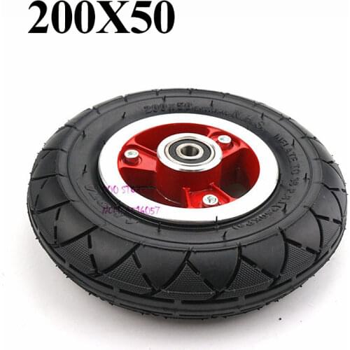 High quality 200x50 Tyre With Wheel Hub 8" Scooter 200x50 Electric Scooter tires inner tube
