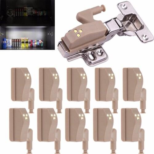 10Pcs/Lot Emergency Helpful LED Sensor Light Lamp Cabinet Night Light Safety New