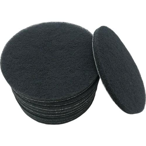 10 PCS6 Inch Multi-purpose Flocking Scouring Pad Round 400-800 Grit Industrial Heavy Duty Nylon Cloth for Polishing & Grinding