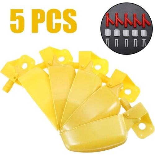 5 Pack Automatic Chicken Waterer Nipple Drinker for Chicken Watering Tools