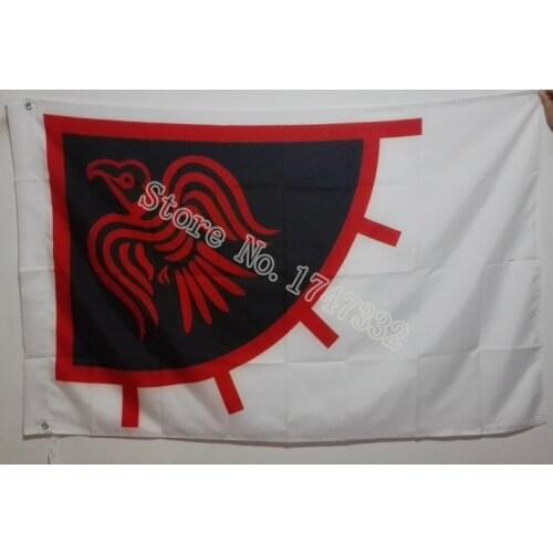 Raven Viking Flag hot sell good 3X5FT 150X90CM Banner brass metal holes