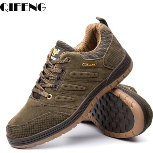 Men Casual Shoes Autumn Non Slip Work Sneakers Cowboy Suede Footwear Jeans Boy Lace Up Handmade Retro Leisure Zapatos De Hombre