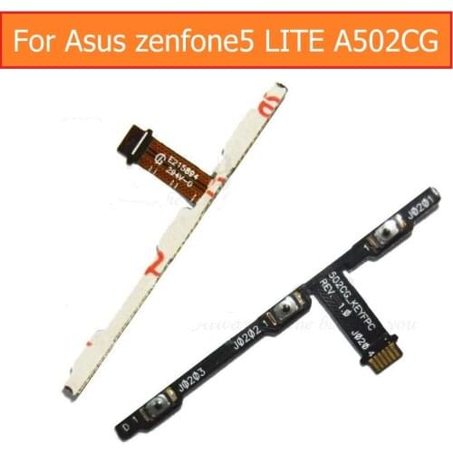 Switch On Off Power Flex Cable For Asus Zenfone 5 LITE A502CG Volume Control Flex Cable Lock Screen Button Replacement Repair