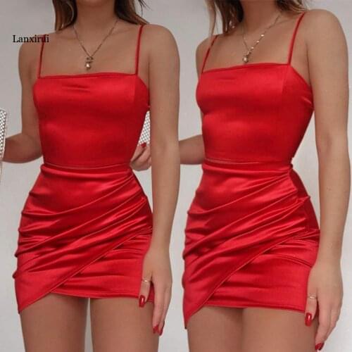 Fashion Sexy Women Solid Color Ruched Strap Backless Sleeveless Party Mini Bodycon Dress Loose Large Size Open Front Sweater