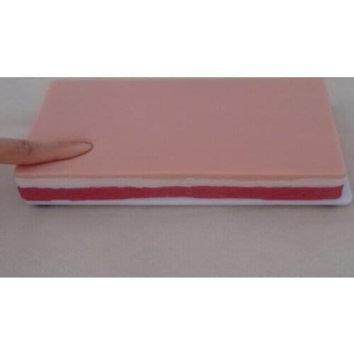 Sutured practice skin surgery simulation exercises human skin model closure module