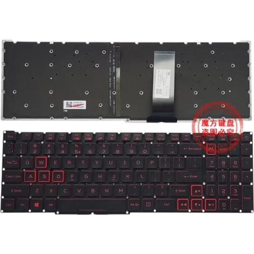 New Laptop US Keyboard with Backlit for Acer Nitro 5 AN515-54 AN515-55 AN515-43 Nitro 7 AN715 51 AN715-51 LG5P