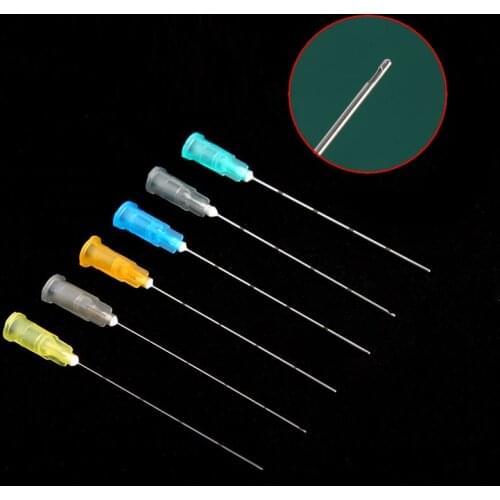 Industrial electronic experiment flat needle, blunt needle, dispensing needle, round end needle 23G25G27G