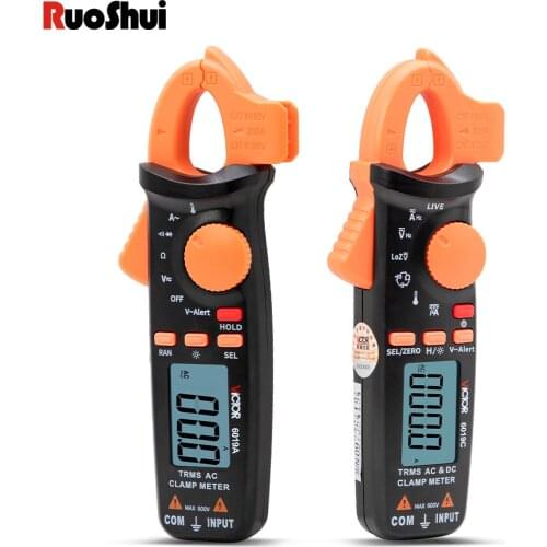 Digital Clamp meter 6019A Auto-Range Car Repair True RMS Multimeter Live Check NCV Frequency Temperature Capacitor Ohm Hz Tester
