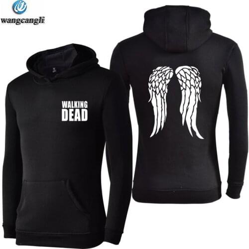 The Walking Dead hoodie sweatshirts Zombie Daryl Dixon Wings mens hoodies sweatshirt pullover cardigan men women Jacket coat