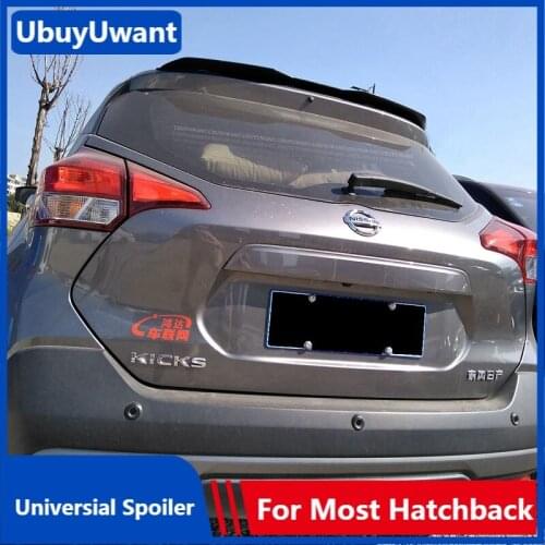 UBUYUWANT Rear Roof Lip Spoiler Wing For Nissan Juke 2017 2018 2019 2020 ABS Hatchback Roof Spoiler Car Tail Wing Decoration