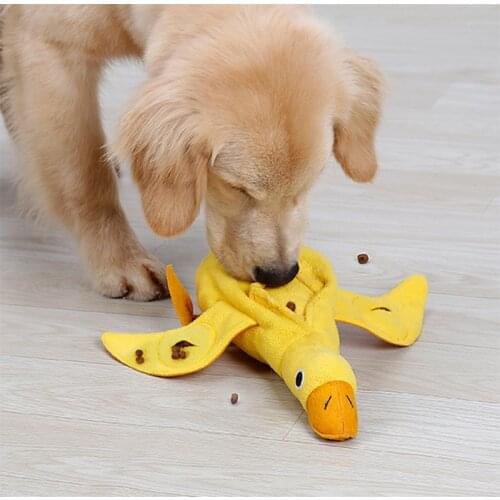 Interactive Cat Toy IQ Treat duck Smarter Pet Toys Food Ball Food Dispenser For Cats Playing Training duck Pet Supplies Feed