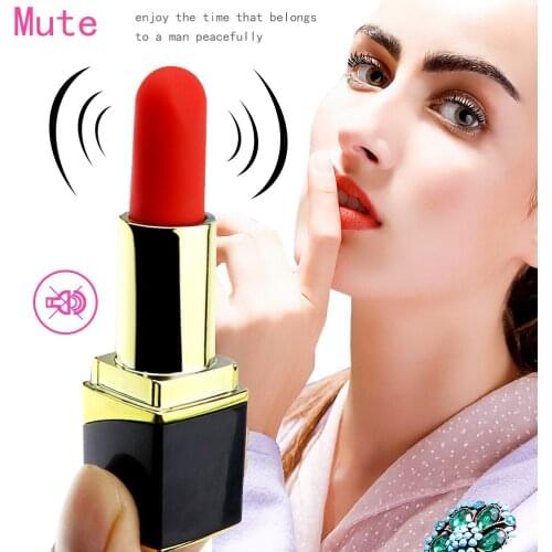 Female Adult Toy Mini Lipstick Vibrator 10 Modes Bullet Nipple Massage Clitoris Stimulator Erotic Product Privacy Woman Sex Toy