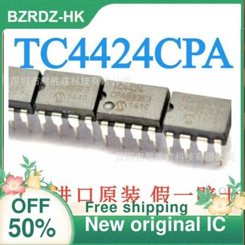 Free shipping 2PCS/lot TC4424 TC4424CPA DIP-8 New original IC