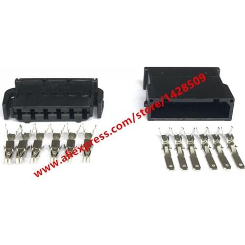 20 Sets 6 Pin Automotive Connector Female Male Auto Electrical Plug 893 971 996/893 971 636 For VW