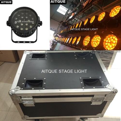 8pcs/CASE)Outdoor 18x15w waterproof zoom par ledip 65 zoom rgbwa 5in1 led par 64 manual flight case