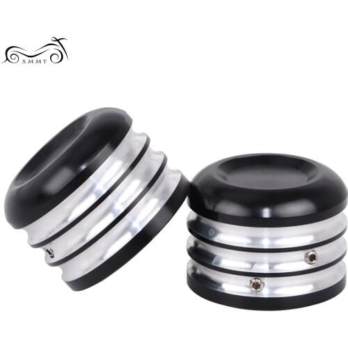 Black Motorcycle Parts Front Axle Nut Cover Cap Bolt Kit For Harley Touring Softail Dyna V-Rod Sportster XL 883 1200