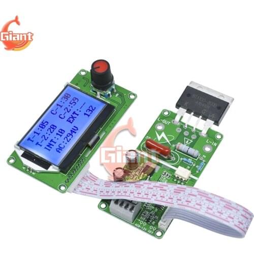 40A 100A Digital LCD Spot Welder Control Module Spot Welding Machine Double Dual Pulse Encoder Time Control Weld Module Board