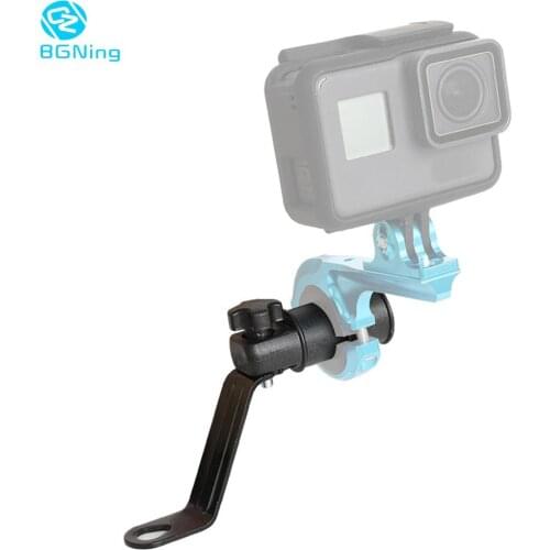 Motorcycle Rearview Mirror Stand Holder Bracket for GoPro 8 7 6 5 SJCAM Yi for DJI Action Camera Smartphone Handlebar Clip Mount