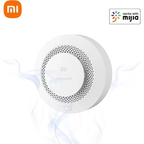 Xiaomi Mijia Honeywell Fire Alarm Detector, Zigbee Remote Control Audible And Visual Alarm Notication Work with Mihome APP