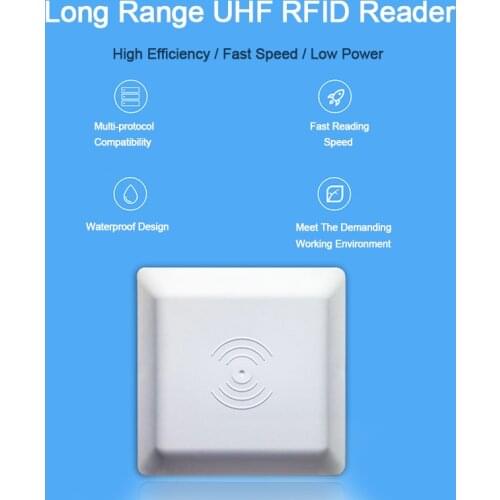 Eseye UHF RFID Antenna 6m Long Distance Range With 8dbi Antenna For Parking RS232/RS485/Wiegand 26/34 Integrative UHF Reader