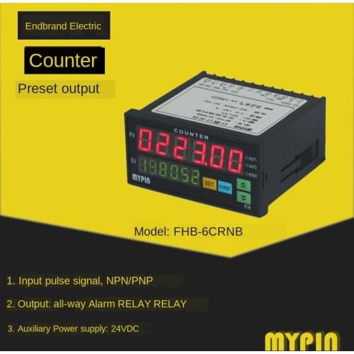 FH8-6CRNB Infrared sensor equipment Induction counter / meter counter Production workshop Conveyor belt Preset output counter