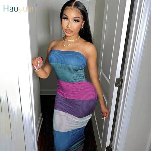 HAOYUAN Off-the-shoulder Summer Dresses