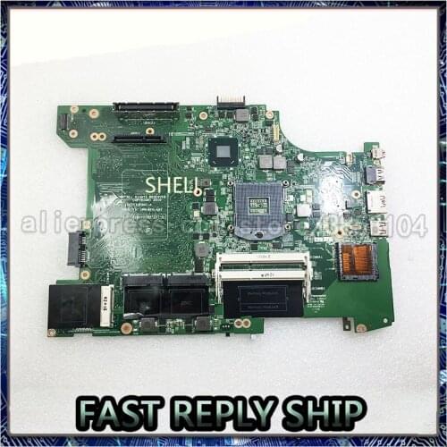SHELI For Dell Latitude E5520 Laptop Motherboard CN-0JD7TC 0JD7TC Main Board HM65 UMA DDR3