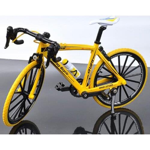 1 PC Magic Finger Bike Alloy Bicycle Model Simulation Bicycle Mini Racing Toys Adult Collection Gifts 1:10 Scale
