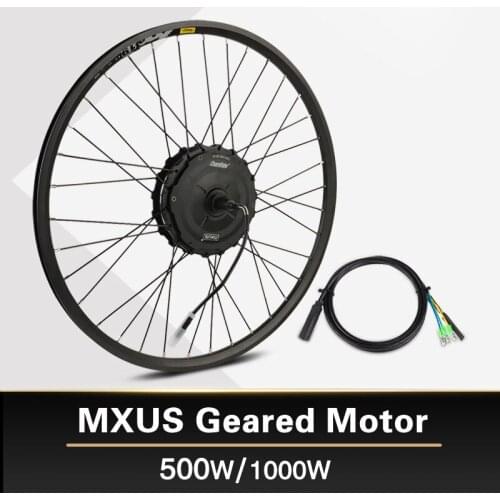 Motor wheel 1000W Electric bicycle 48V Hub motor 500W Ebike Geared motor MXUS XF19R Rear Motor Powerful 26" 27.5" 700C