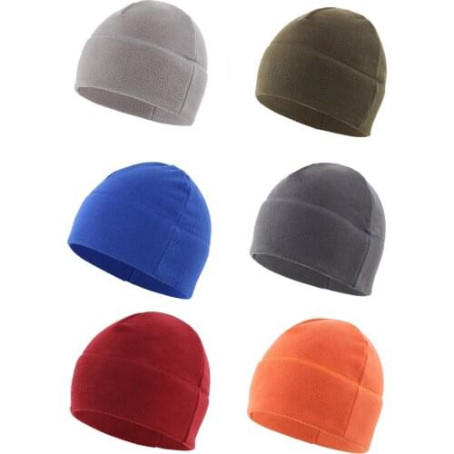 Connectyle Mens Women Breathable Winter Hat Soft Fleece Beanie Solid Warm Thick Skull Cap Outdoor Watch Cap Daily Cap
