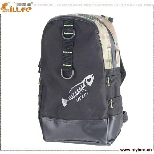 New outdoor fishing tackle bags Multi-Functions Waterproof Canvas Fishing Reel Lure Tackle Bag Sports shoulder bag