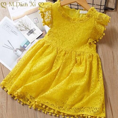 Girls Clothing Dress Summer New Design Baby Girls Sleeved Princes Party Birthday Dress Toddler Kids Tutu Dresses for Girls