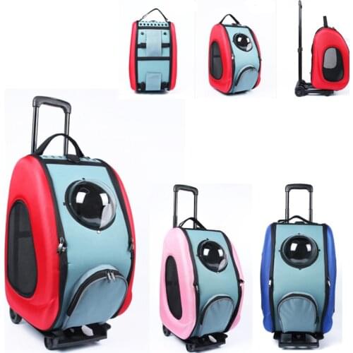 16%,Portable Pet Stroller Hard Shell Waterproof and Breathable Dog Cat Carriage Not Easily Deformed for Outdoor Travel