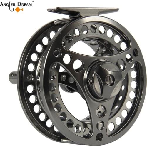 ANGLER DREAM Fly Fishing Reels 3/4 5/6 7/8 9/10WT CNC Machined Large Arbor Fly Reel Spare Spool Optional