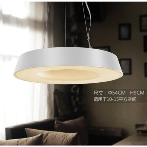 Modern office lighting hollow LED single head Pendant Lights creative round iron bar desk lamp library restaurant lamp FG86