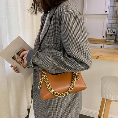 Shoulder Bags Crossbody Bag for Women Chain Underarm Designer Women Bag Handbag Purse All-match Fashion PU Leather Luxury Zipper