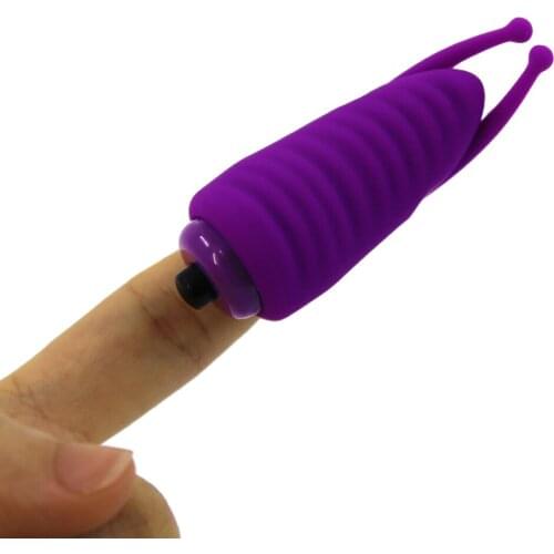 Finger Sleeve Vibrator G Spot Massage Sex Toys For Women Lesbian Orgasm Female Masturbator Clit Stimulate Adult Sex Products