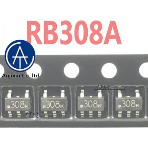 10pcs 100% orginal and new single cell lithium battery protection chip RB308A silk screen 308k SOT23-5 real stock
