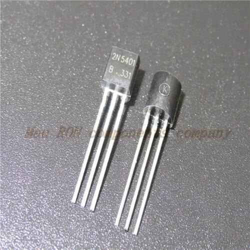20PCS/LOT 2N5401 5401 Triode TO-92 0.3A 150V PNP New original In Stock
