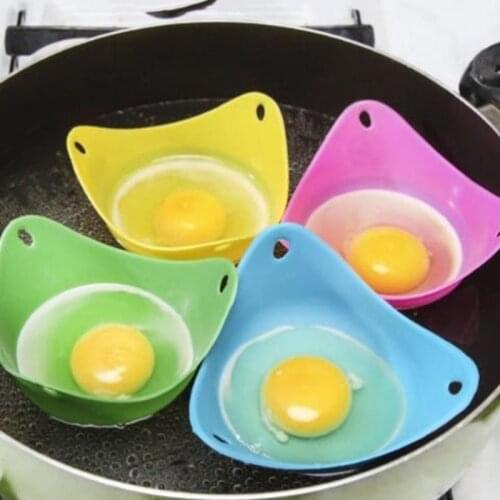 5Pcs Silicone Egg Scrambler Eggs Mold Maker Cook Forms Poach Pod Kitchen Tools Cookware Poached Baking Cup Kitchen Accessories