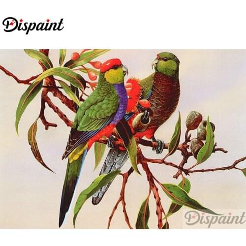 Dispaint Full Square/Round Drill 5D DIY Diamond Painting "Animal bird flower"3D Embroidery Cross Stitch Home Decor Gift A12306