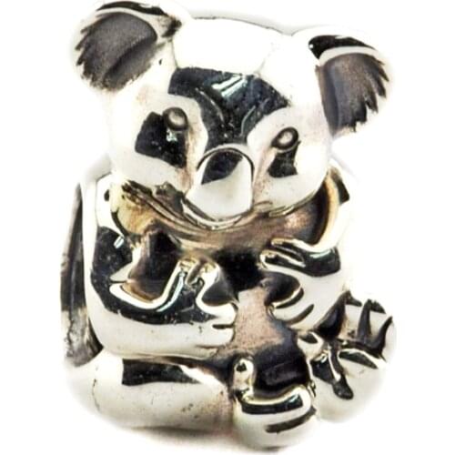 Fit Brand Bracelets DIY Beads for Jewelry Making Sterling-Silver-Jewelry Koala Bead Charms Silver 925 Berloque Perles Women Men